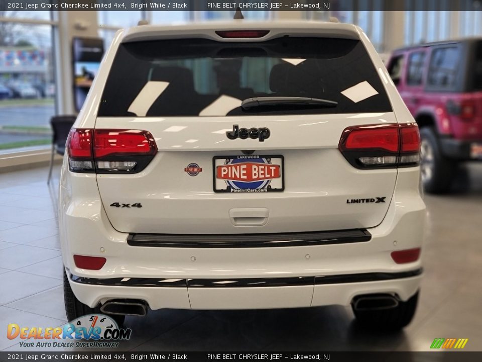 2021 Jeep Grand Cherokee Limited 4x4 Bright White / Black Photo #5