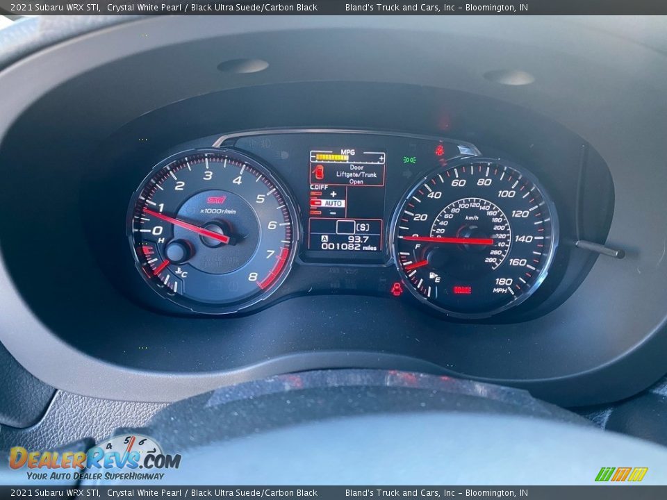 2021 Subaru WRX STI Gauges Photo #15