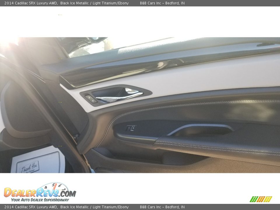 2014 Cadillac SRX Luxury AWD Black Ice Metallic / Light Titanium/Ebony Photo #25
