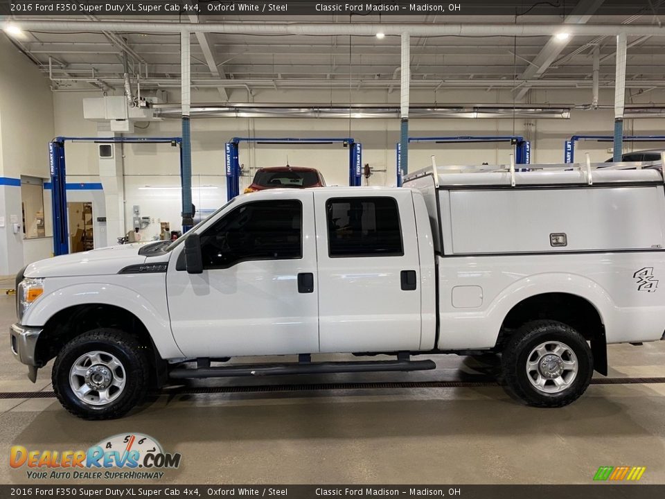 2016 Ford F350 Super Duty XL Super Cab 4x4 Oxford White / Steel Photo #4