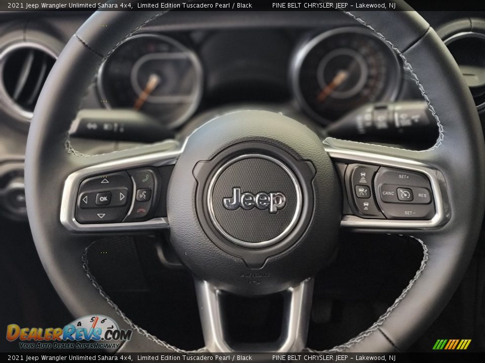 2021 Jeep Wrangler Unlimited Sahara 4x4 Steering Wheel Photo #10