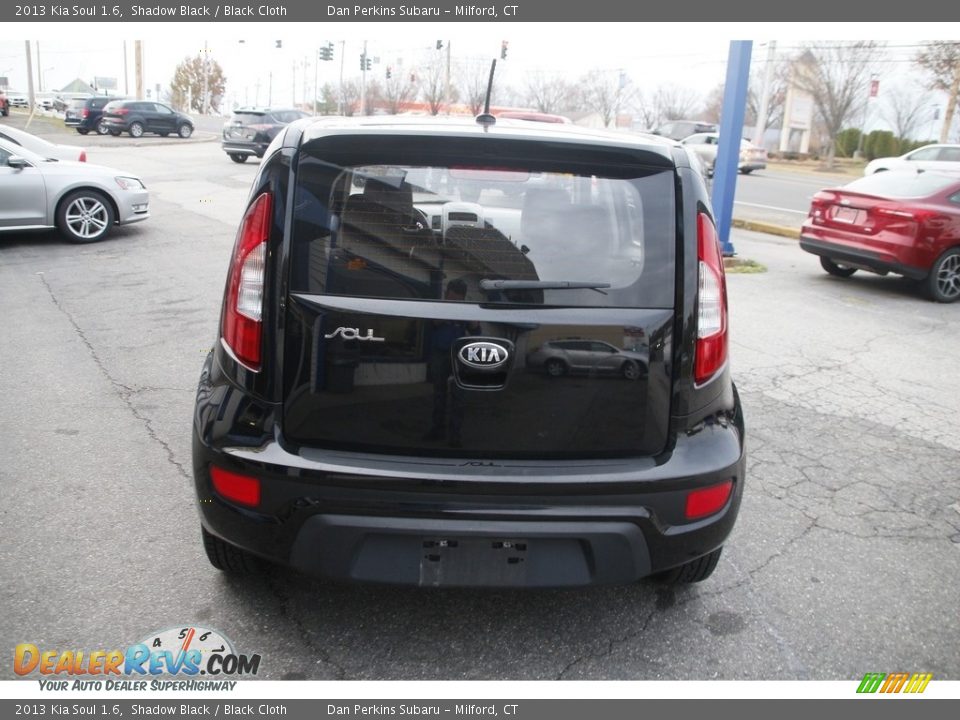 2013 Kia Soul 1.6 Shadow Black / Black Cloth Photo #6
