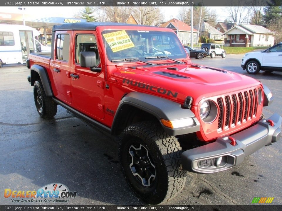 2021 Jeep Gladiator Rubicon 4x4 Firecracker Red / Black Photo #5