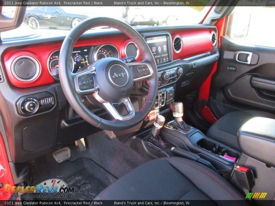 2021 Jeep Gladiator Rubicon 4x4 Firecracker Red / Black Photo #6