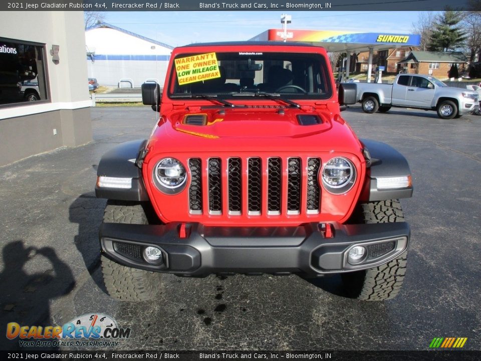 2021 Jeep Gladiator Rubicon 4x4 Firecracker Red / Black Photo #25