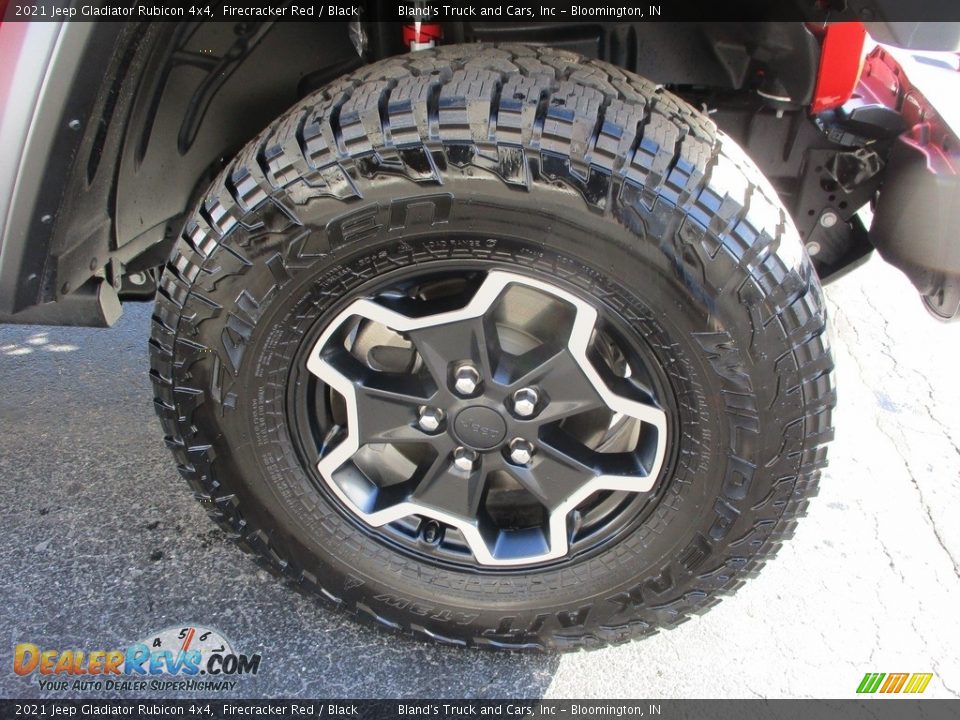 2021 Jeep Gladiator Rubicon 4x4 Firecracker Red / Black Photo #27