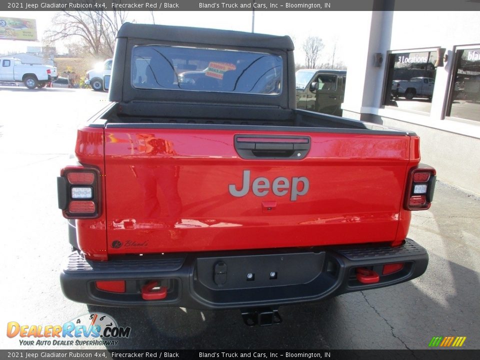 2021 Jeep Gladiator Rubicon 4x4 Firecracker Red / Black Photo #28