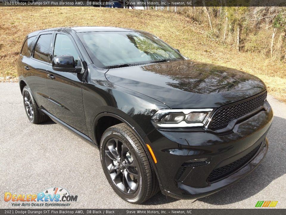 2021 Dodge Durango SXT Plus Blacktop AWD DB Black / Black Photo #4