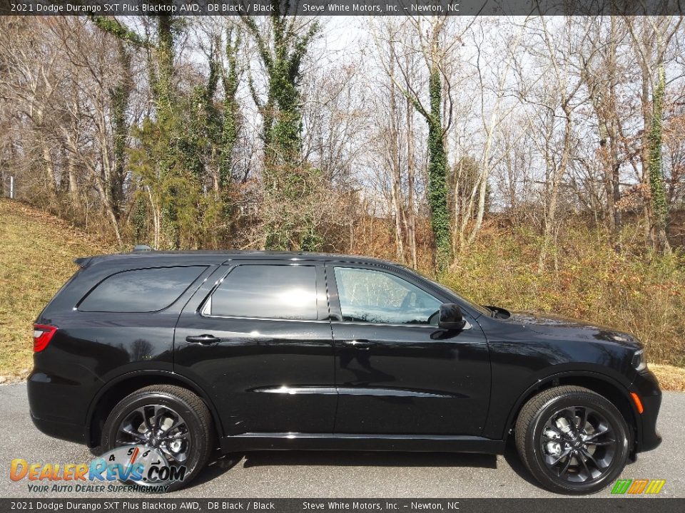 2021 Dodge Durango SXT Plus Blacktop AWD DB Black / Black Photo #5