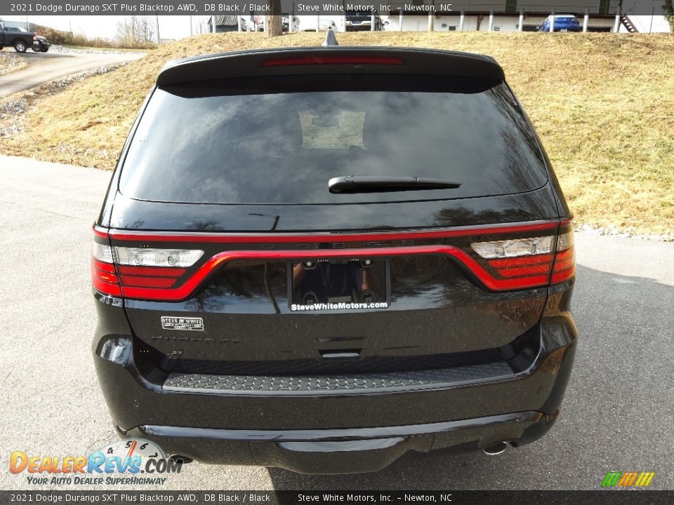 2021 Dodge Durango SXT Plus Blacktop AWD DB Black / Black Photo #7