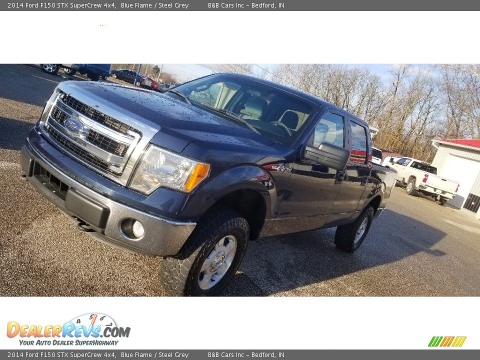 2014 Ford F150 STX SuperCrew 4x4 Blue Flame / Steel Grey Photo #1