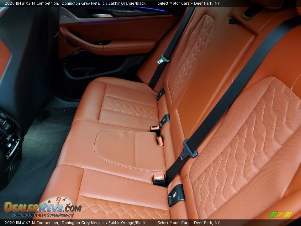 Rear Seat of 2020 BMW X3 M Competition Photo #9