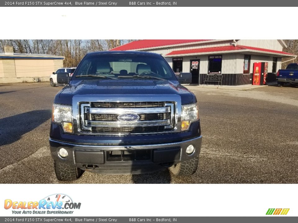 2014 Ford F150 STX SuperCrew 4x4 Blue Flame / Steel Grey Photo #2