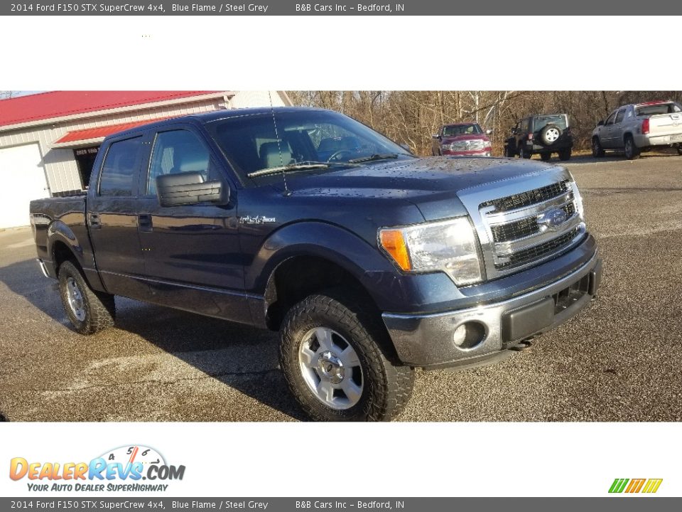 2014 Ford F150 STX SuperCrew 4x4 Blue Flame / Steel Grey Photo #3