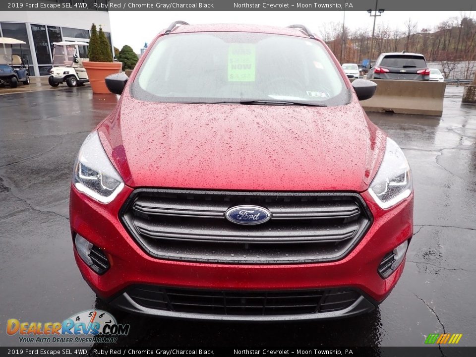 2019 Ford Escape SEL 4WD Ruby Red / Chromite Gray/Charcoal Black Photo #13