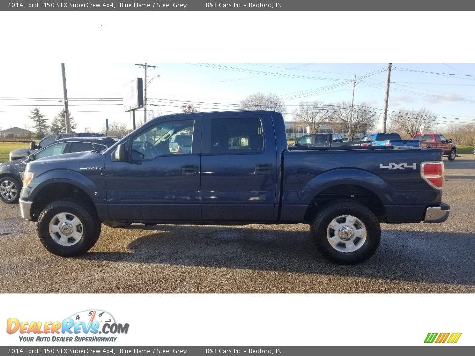 2014 Ford F150 STX SuperCrew 4x4 Blue Flame / Steel Grey Photo #4