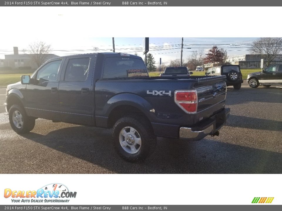 2014 Ford F150 STX SuperCrew 4x4 Blue Flame / Steel Grey Photo #5