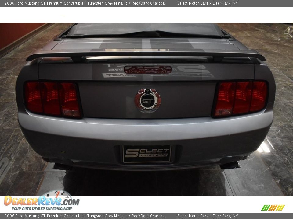 2006 Ford Mustang GT Premium Convertible Tungsten Grey Metallic / Red/Dark Charcoal Photo #8