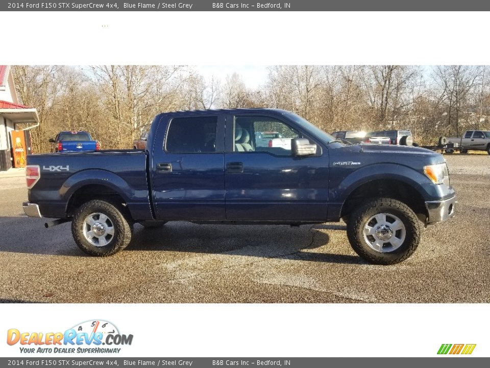 2014 Ford F150 STX SuperCrew 4x4 Blue Flame / Steel Grey Photo #25