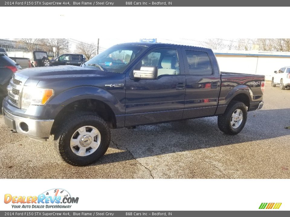 2014 Ford F150 STX SuperCrew 4x4 Blue Flame / Steel Grey Photo #26