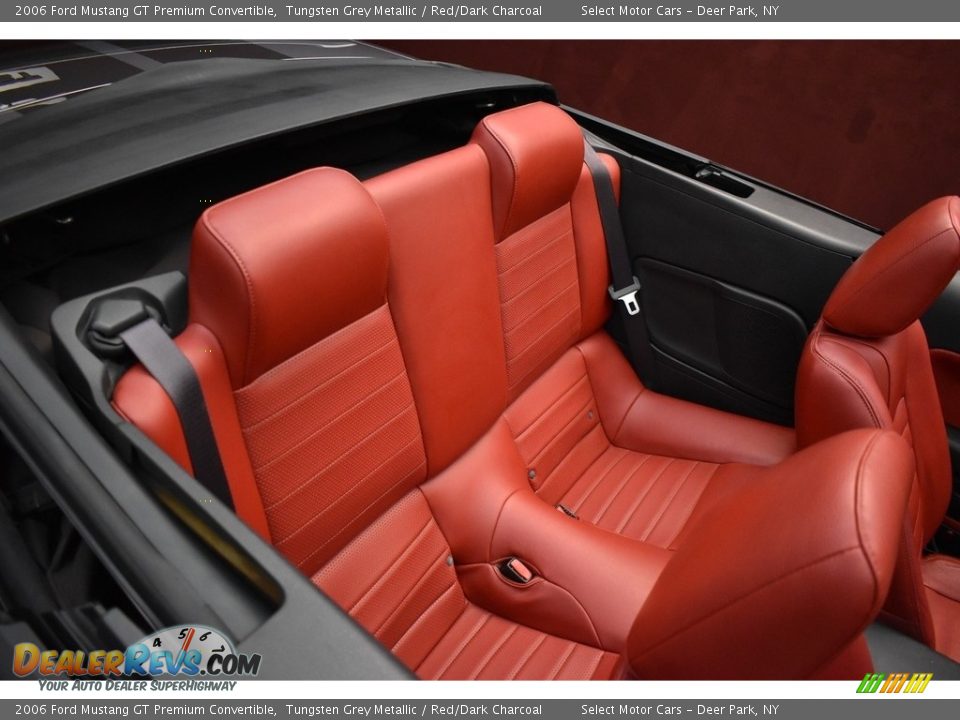 2006 Ford Mustang GT Premium Convertible Tungsten Grey Metallic / Red/Dark Charcoal Photo #13