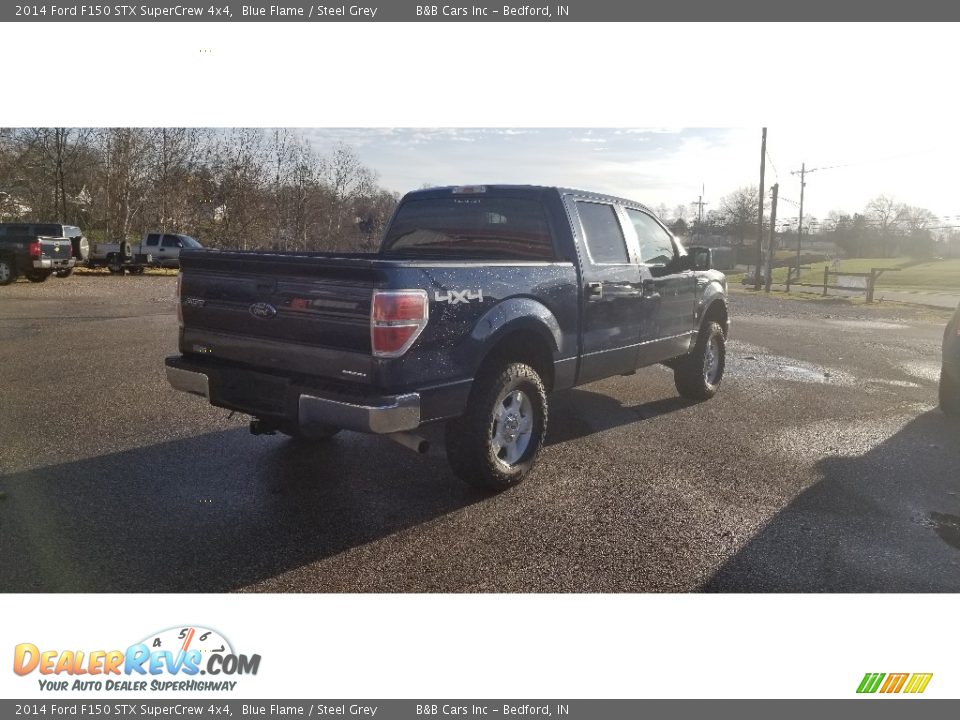 2014 Ford F150 STX SuperCrew 4x4 Blue Flame / Steel Grey Photo #28