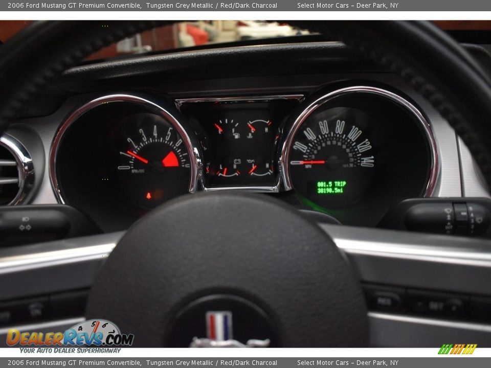 2006 Ford Mustang GT Premium Convertible Tungsten Grey Metallic / Red/Dark Charcoal Photo #16