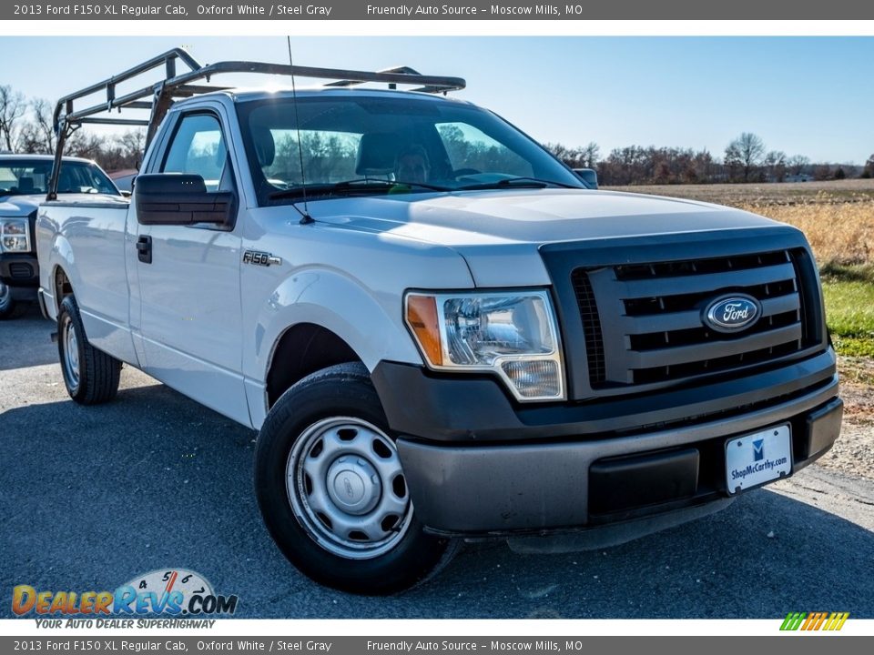 2013 Ford F150 XL Regular Cab Oxford White / Steel Gray Photo #1