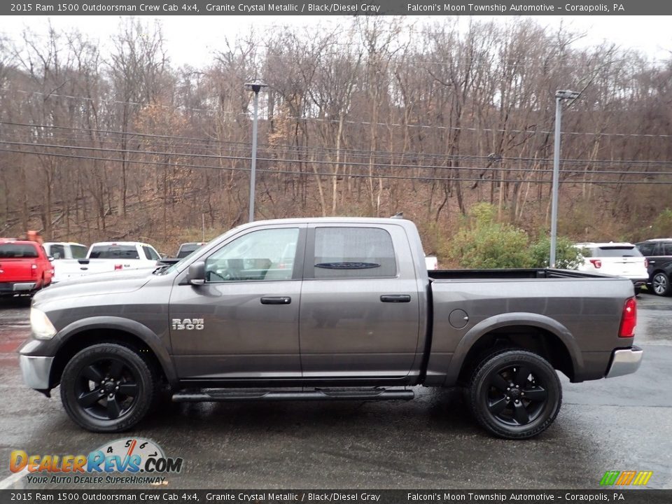 Granite Crystal Metallic 2015 Ram 1500 Outdoorsman Crew Cab 4x4 Photo #4