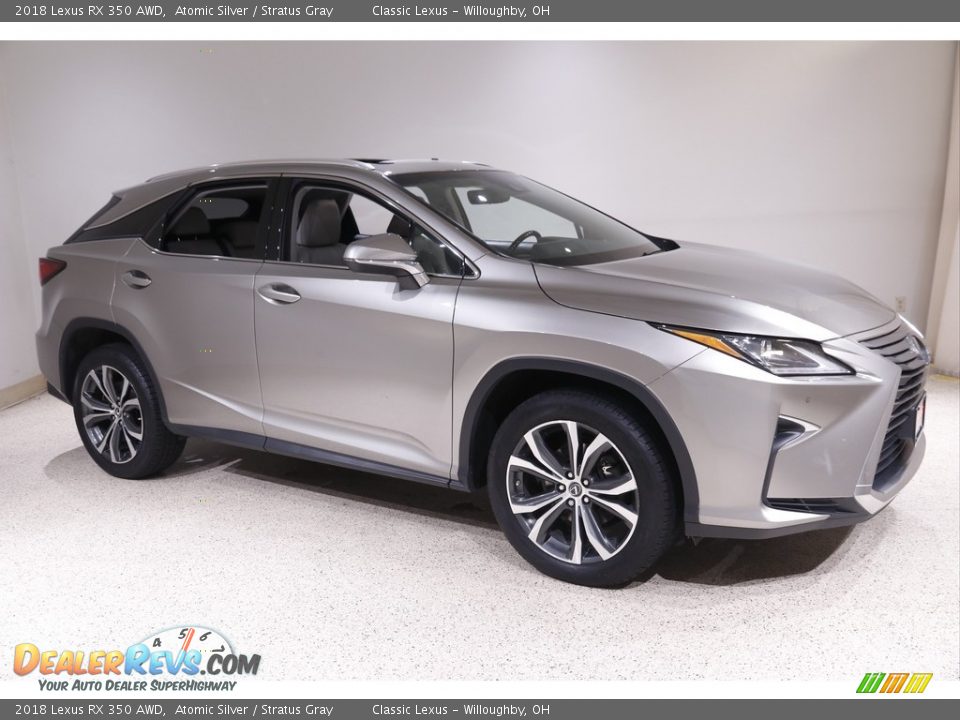 2018 Lexus RX 350 AWD Atomic Silver / Stratus Gray Photo #1