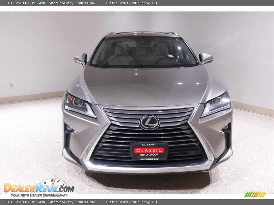 2018 Lexus RX 350 AWD Atomic Silver / Stratus Gray Photo #2