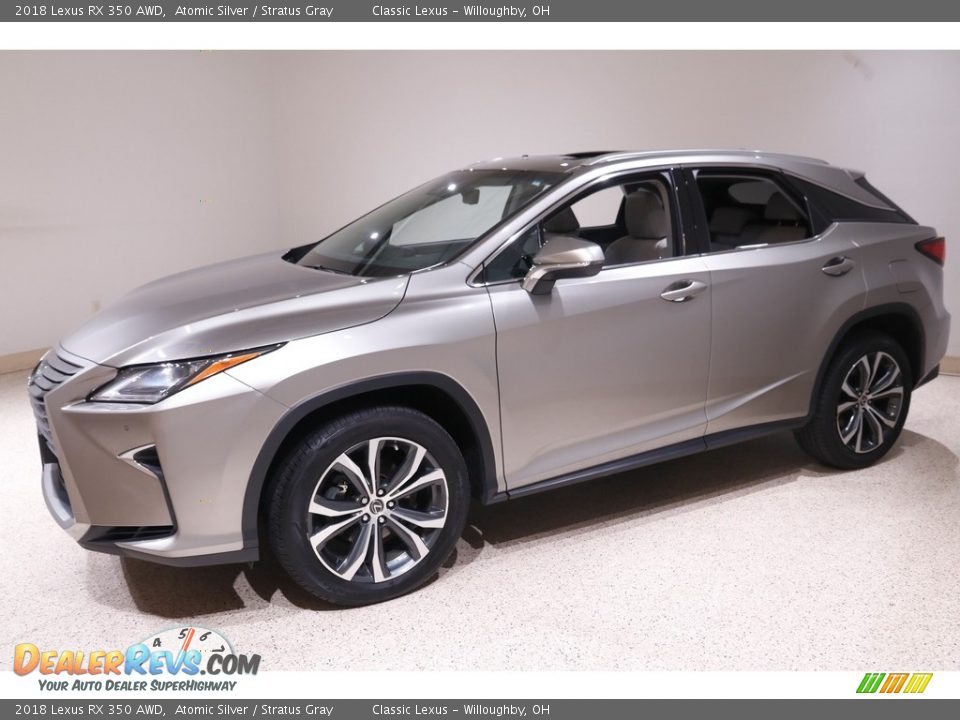 2018 Lexus RX 350 AWD Atomic Silver / Stratus Gray Photo #3