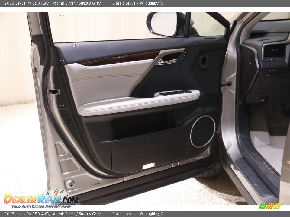 2018 Lexus RX 350 AWD Atomic Silver / Stratus Gray Photo #4