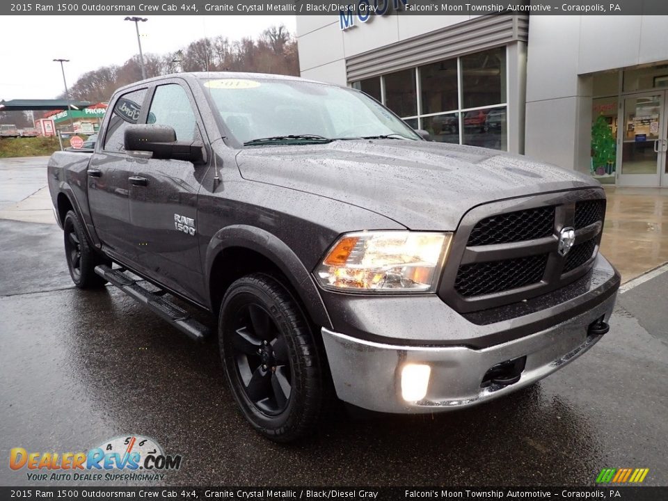 Granite Crystal Metallic 2015 Ram 1500 Outdoorsman Crew Cab 4x4 Photo #7