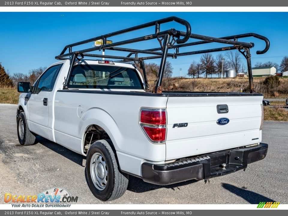 2013 Ford F150 XL Regular Cab Oxford White / Steel Gray Photo #6