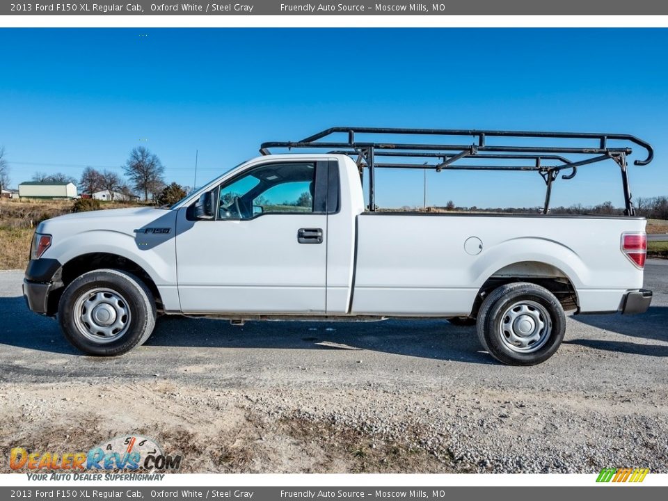 2013 Ford F150 XL Regular Cab Oxford White / Steel Gray Photo #7