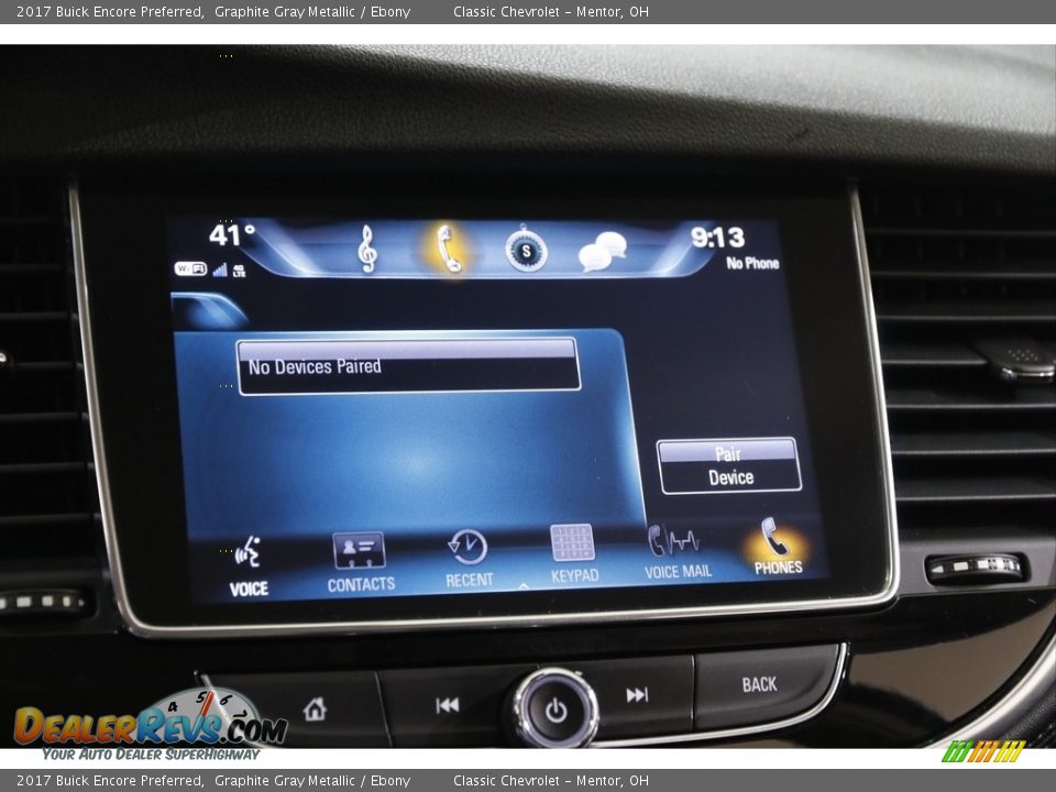 2017 Buick Encore Preferred Graphite Gray Metallic / Ebony Photo #11