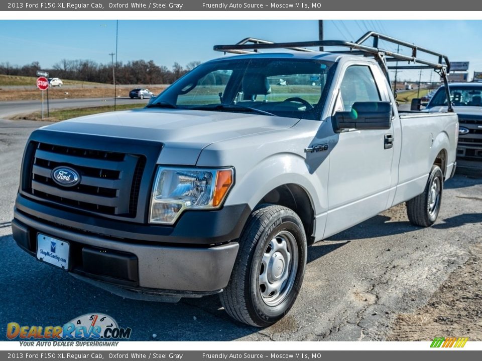 2013 Ford F150 XL Regular Cab Oxford White / Steel Gray Photo #8