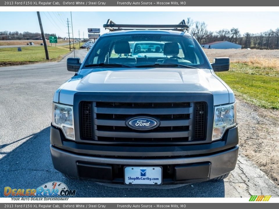 2013 Ford F150 XL Regular Cab Oxford White / Steel Gray Photo #9