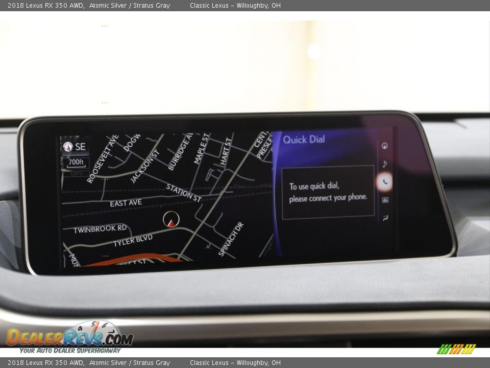 2018 Lexus RX 350 AWD Atomic Silver / Stratus Gray Photo #12