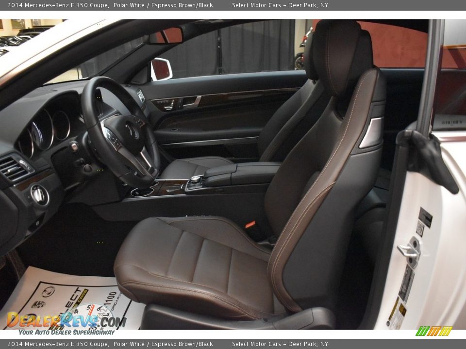 Front Seat of 2014 Mercedes-Benz E 350 Coupe Photo #11