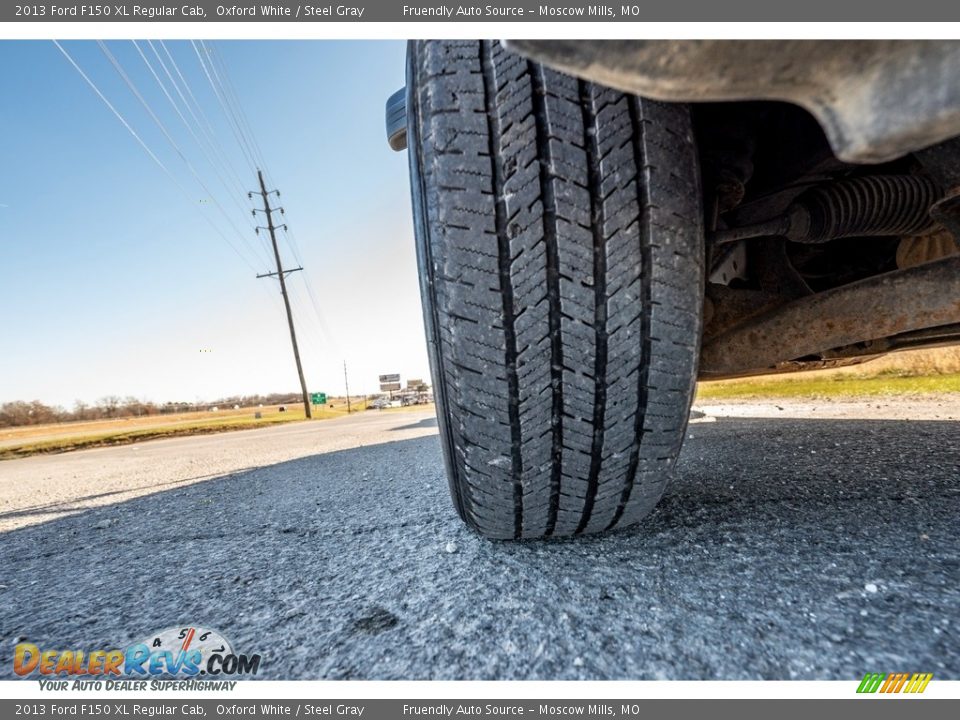 2013 Ford F150 XL Regular Cab Oxford White / Steel Gray Photo #11