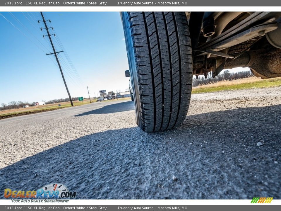 2013 Ford F150 XL Regular Cab Oxford White / Steel Gray Photo #12