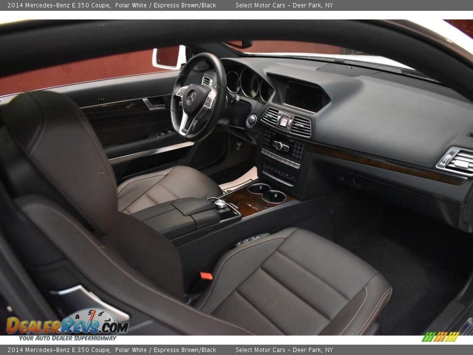 Espresso Brown/Black Interior - 2014 Mercedes-Benz E 350 Coupe Photo #15