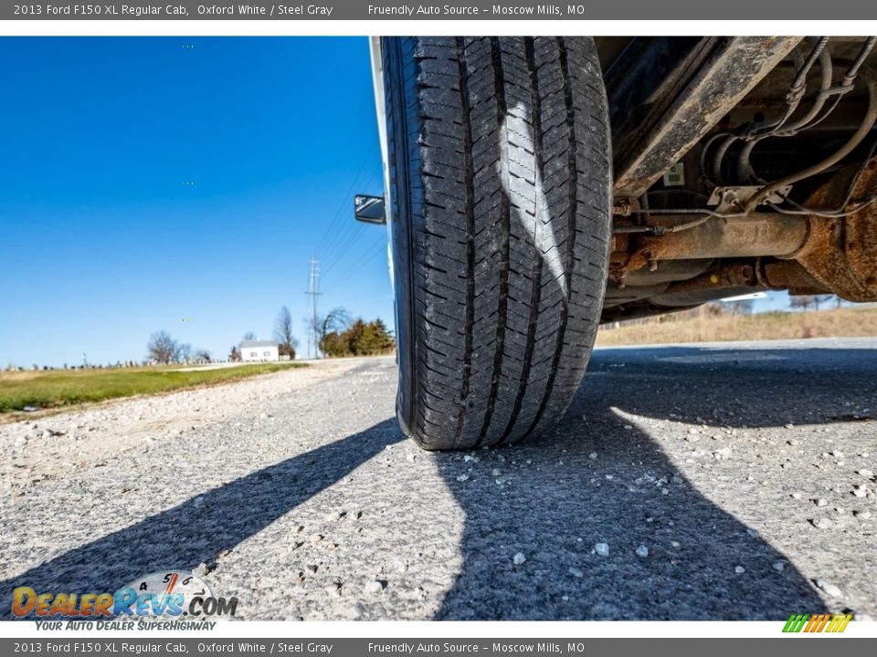 2013 Ford F150 XL Regular Cab Oxford White / Steel Gray Photo #15