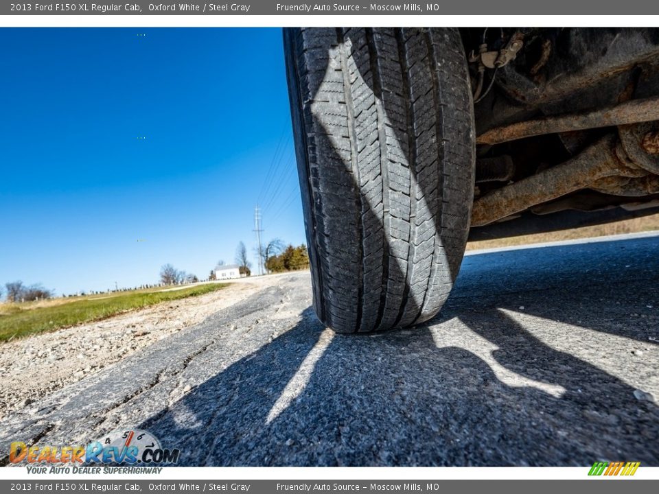 2013 Ford F150 XL Regular Cab Oxford White / Steel Gray Photo #16