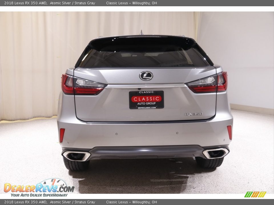 2018 Lexus RX 350 AWD Atomic Silver / Stratus Gray Photo #21