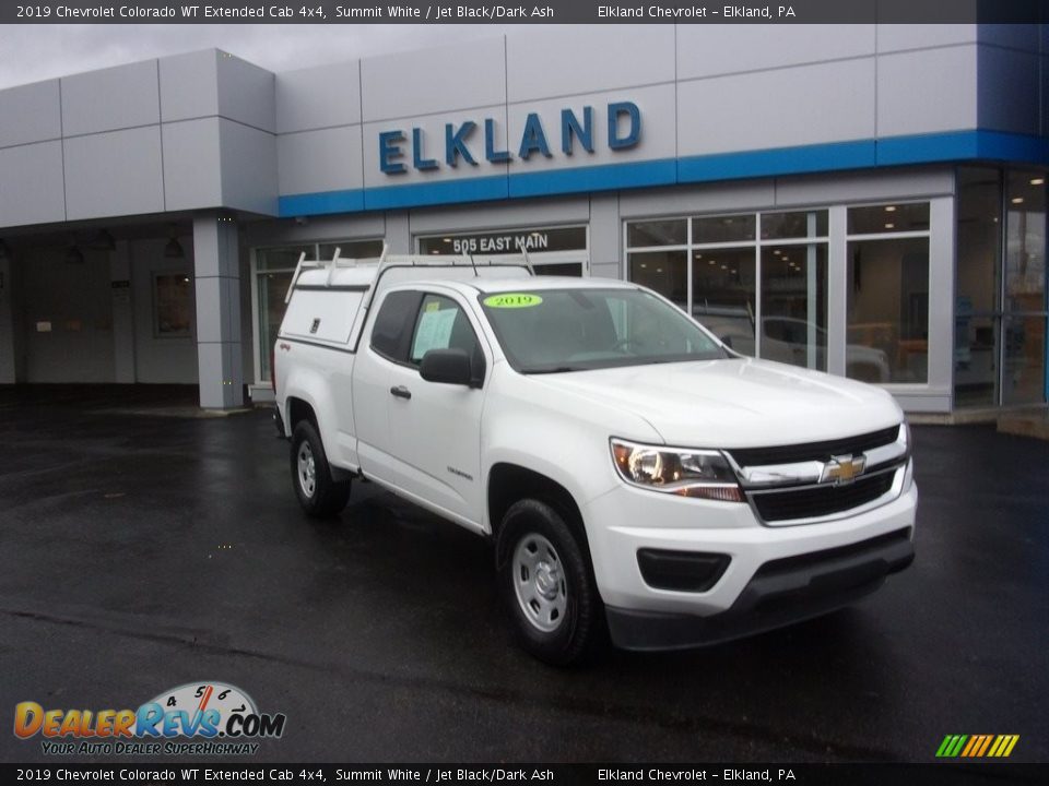 2019 Chevrolet Colorado WT Extended Cab 4x4 Summit White / Jet Black/Dark Ash Photo #1