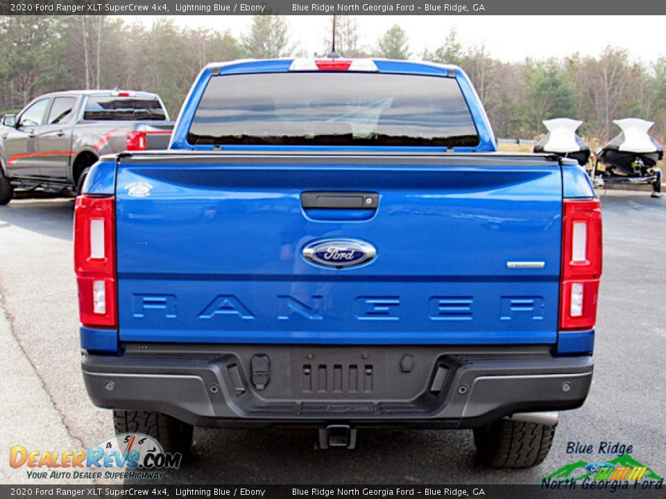 2020 Ford Ranger XLT SuperCrew 4x4 Lightning Blue / Ebony Photo #4