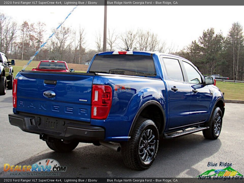 2020 Ford Ranger XLT SuperCrew 4x4 Lightning Blue / Ebony Photo #5